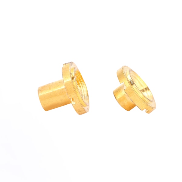2st 5 mm 7,8 mm stränghållare med skruv för tillbehör till elgitarr (guld)