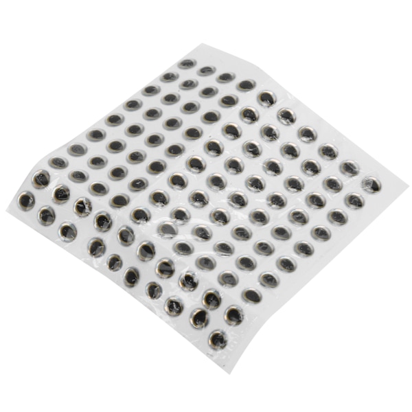 Fiske Lockbete Öga Epoxi Droppe Plast 3D Realistiska Fiskeögon för Tillverkning av Fiskebete 6mm