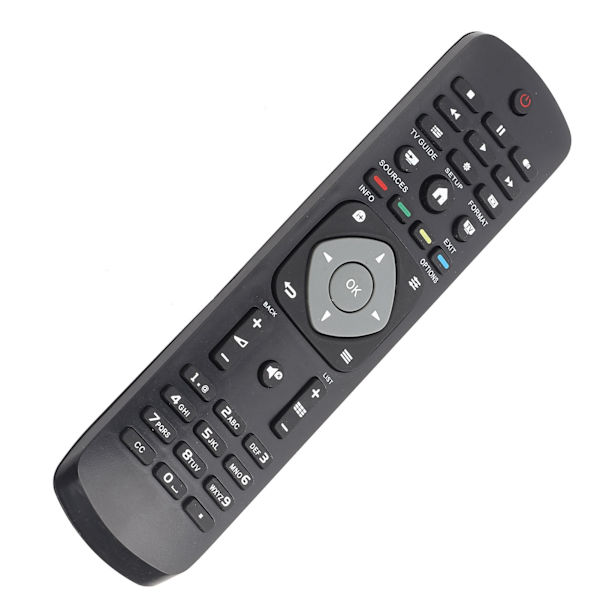 Universal fjernkontrollkontrollerstatning for Philips LCD LED-TV