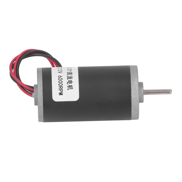 Permanent Magnet Motor DC 12V Reversibel CW CCW Stor Vridmoment Høj Hastighed Elektrisk Motor 6000RPM