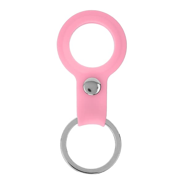 Anti Lost Silikon Nyckelring Locator Skyddsfodral för iOS Rosa