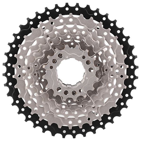 Bike Freewheel Cassette Sprocket 8 Speed ​​11‑40T Sykkeltilbehør Sølv Svart