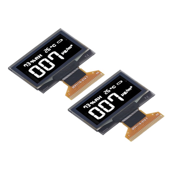 2 kpl nestekidenäytön moduuli orgaaninen valoa emittoiva diodi 128x64 resoluutio CH1106 30PIN 1.3in MRA103-1 (valkoinen)