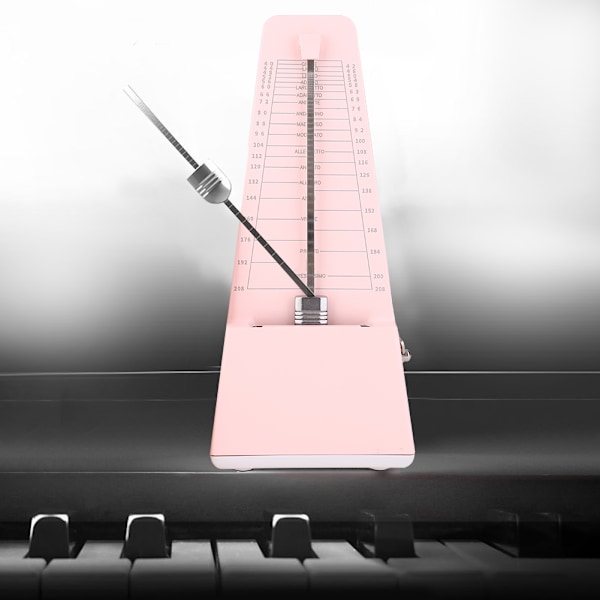 Metronom Metal Mekanisk Kerne Violin Klaver Guitar Musikinstrument tilbehør Pink