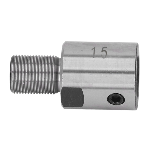 Chuck-liitäntävarsi 15mm M14x1, tarkka ruostumaton teräs, lämpökäsitelty sorvausliitin, penkkimyllyadapteri