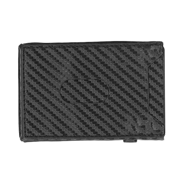 Automatisk kreditkortsfodral Innovativ korthållarväska Organizer för resor BusinessBlack Carbon Fiber X‑67#