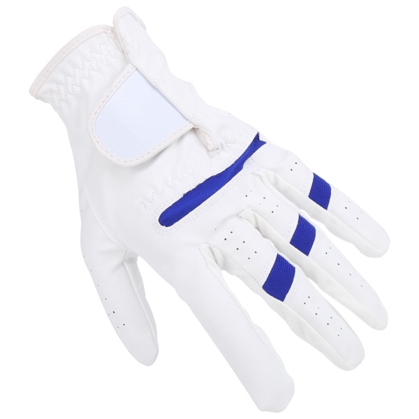 Profesjonelle pustende golfhansker venstrehånds UV-beskyttelse Anti-skli hansker Hvit25