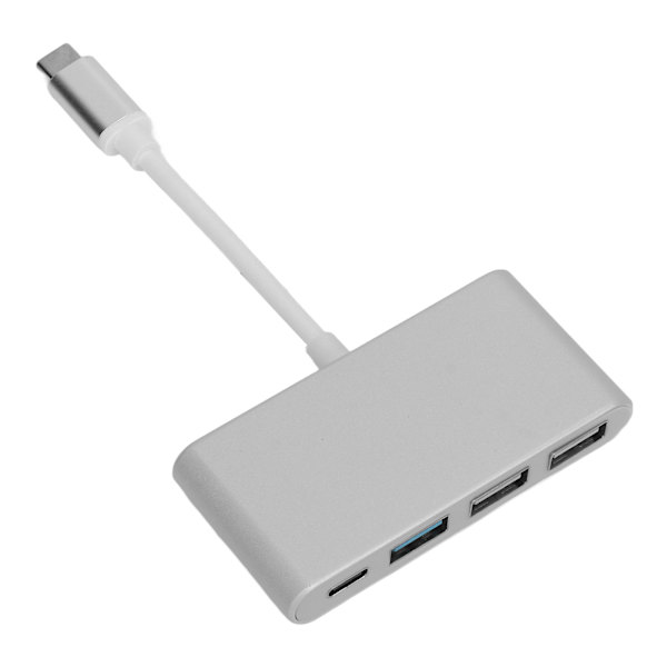 Typ C till USB Hub Aluminium 3 Portar USB 2.0 3.0 Hub för Mus Tangentbord USB Gränssnittsenhet