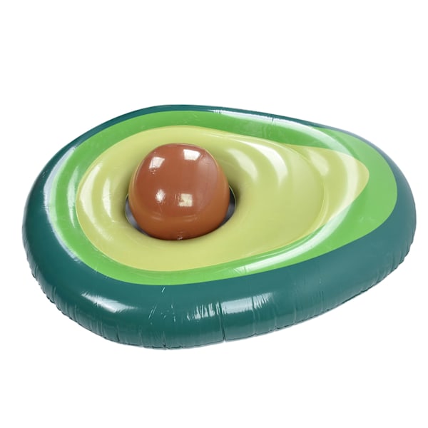 Avocado Pool Float PVC Oppustelig Pools Flåde Liggestol Strand Flydende Fest Legetøj med Bold