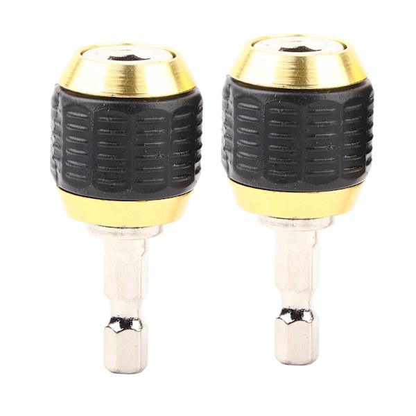 2PCS 60mm Borrchuck Hex Skruvmejsel Slagdrivrut Adapter 1/4 Hex Skaft Borrbit Verktyg