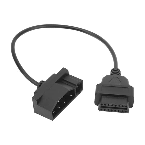 40 cm 15,7 tommer 7-benet OBD1 til OBD2 OBDII 16-benet diagnostisk scanneradapterkabel til Ford