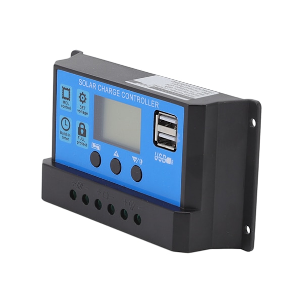 12V 24V Solcellelader Dual USB Port Solcellepanel Lader Kontroller for Industri 20A