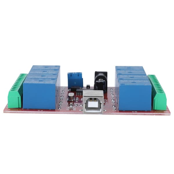 8-kanals 5V dator USB intelligent kontrollrelämodul, drivrutinsfri