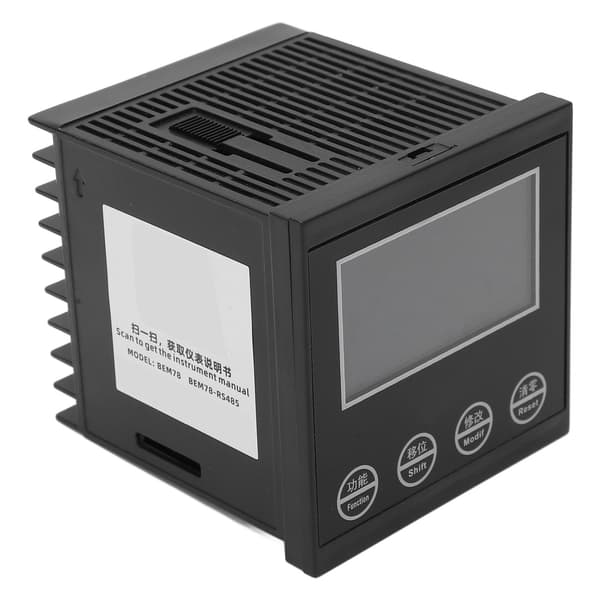 Digital tæller 6-cifret LCD-display timer 0.00001-999999 meter 100-240V AC til industriel brug