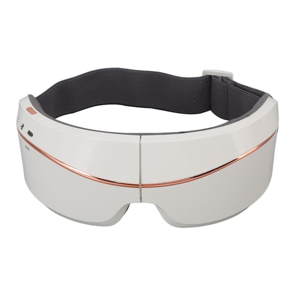 Ögonmassager Smart Bluetooth Värmevibration USB-laddning Ögonmassageapparat för hemmet Sovsal Vit