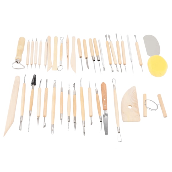 41 stk. Polymer Clay Sculpting Tools Multifunktion Clay Sculpting Tools til begyndere eksperter børn