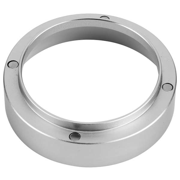 Doseringstrakt i aluminium for kaffedosering med magnetisk erstatning for kaffemaskinSølv 53MM