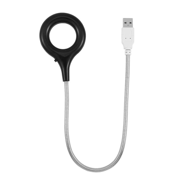 Universal Høj Lysstyrke Bærbar USB 18 stk. LED Lampe Pærer Lys til PC Laptop Sort