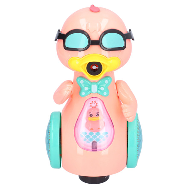 Barns elektriska bubbelmaskin automatisk bubbelmaskin Cartoon Duck Bubble Blower med ljus
