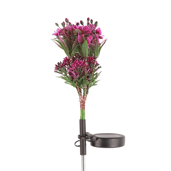 Utomhusljusutsändande Phalaenopsis markinsats dekorativa gräsmattslampor solcellsblomsterlampor