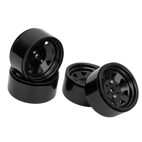 4 KPL 1.9 tuuman RC-vanteet Universaali Istuvuus Vahva Tuki 8-puolainen Vanne Sarja Axial SCX10 II SCX10 III Musta