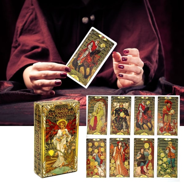 Englanninkieliset Tarot-kortit Klassiset Tarot-korttipakka Matkailu Tarot-korttilautapelien Power opasvihkon kanssa 78 Tarot-korttia aloittelijoille