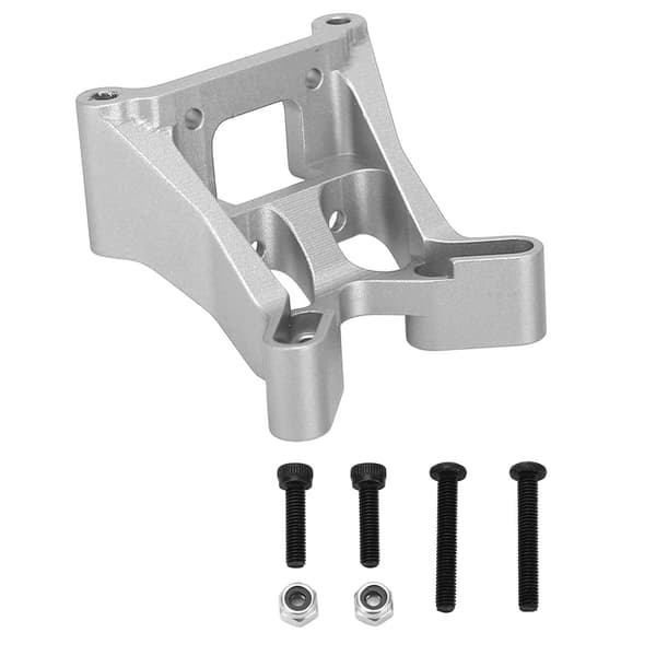 1/10 RC Front Stødtårn Aluminiumlegering Støddæmperplade til Losi Baja Rey RC Biler Sølv