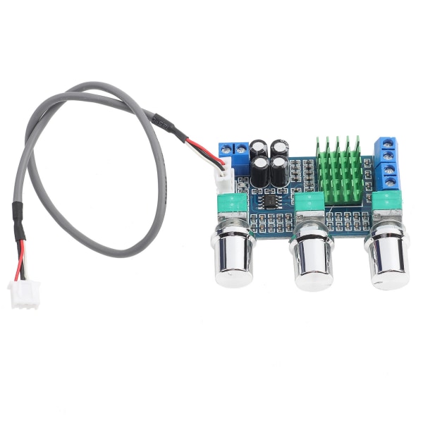 TPA3116D2 DC 12V-24V 80W * 2 digitalt lydforsterkerkort Diskantvolum Bass Lydforsterkermodul