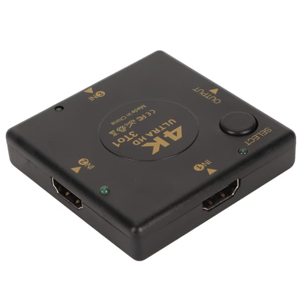 HD Multimedia Interface Switch 3 ind 1 ud 4K understøtter 3D video switcher vælger til PC spillekonsol TV projektor