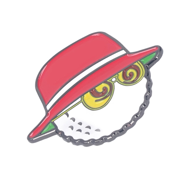 Golfball Marker Hat Clips Lette Avtagbare Magnetiske Anti Rust Briller Fisherman Hat Clips for kvinner Menn Rød