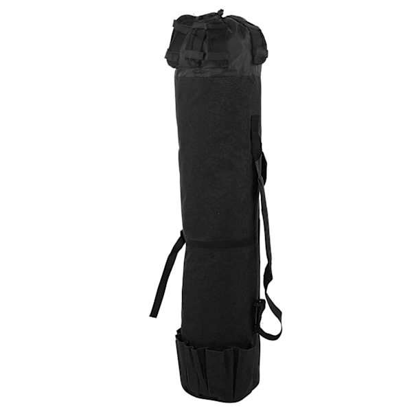 Fiskeutstyr Stang Oppbevaringspose Organizer Sylindrisk Pakke Stang Snelleholder Vanntett Svart