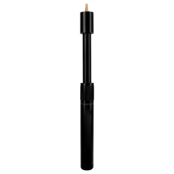 9 tommer Billardkø Forlænger Teleskopisk Aluminium Legering Poolkø Stick Extender Sort