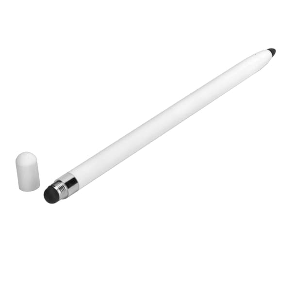 Højfølsom Touch Screen Stylus Pen ABS Kompatibel med iPhone Samsung Huawei PC OS X Android Hvid