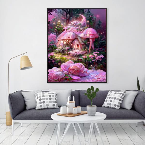 5D Diamond Art polka Dot presentset, målning av ädelsten för hemvägg