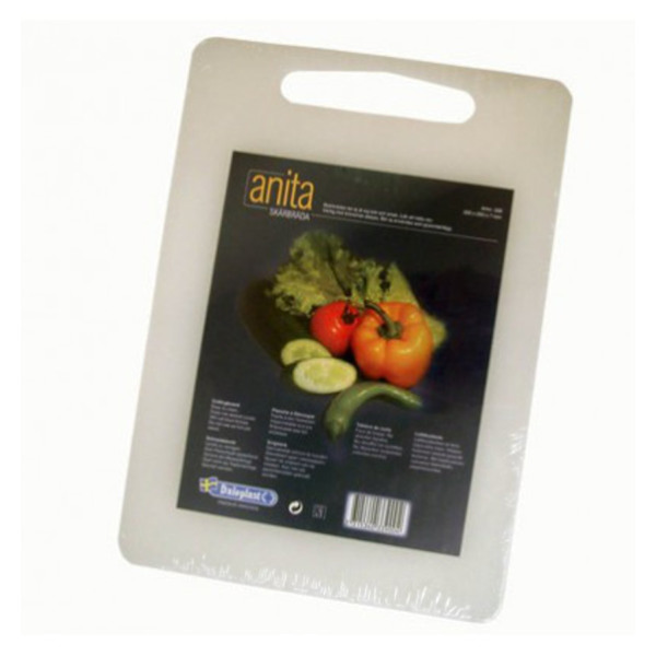 Skärbräda plast 25 cm.