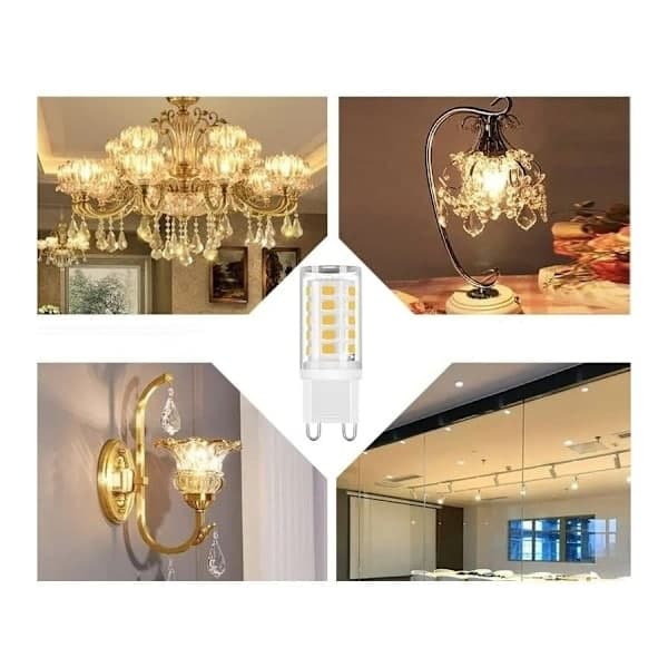 G9 LED-lampor 5W - Varmvit - 10-pack