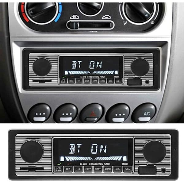 Smart Player Bluetooth Retro MP3 FM Biltillbehör