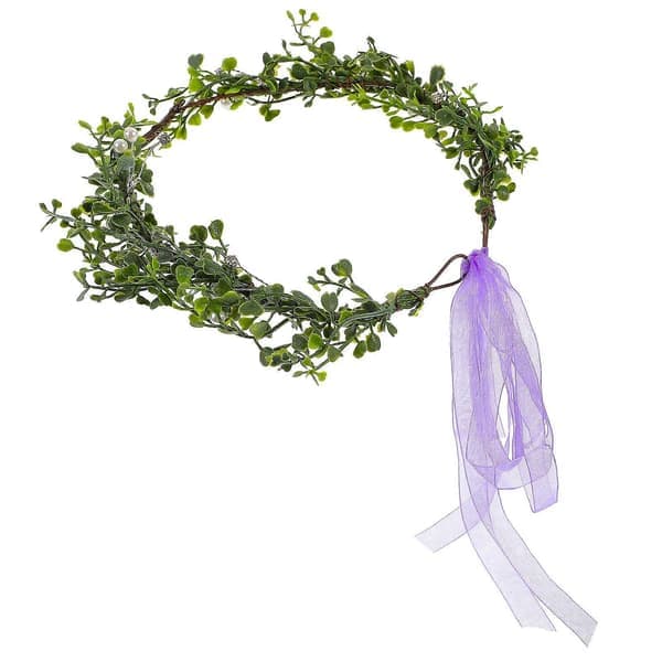 Pannebånd for kvinner Brudepannebånd Bladpannebånd Bryllupsbrudehårtilbehør Bladhodeplagg