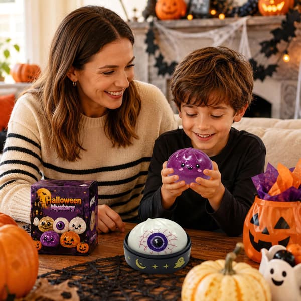 Halloween Squishies Dumpling Squishies Legetøj med Damper, #06 #06