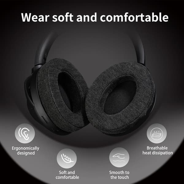 Öronkuddar för Sony WH - 1000XM4 (Mörkgrå)