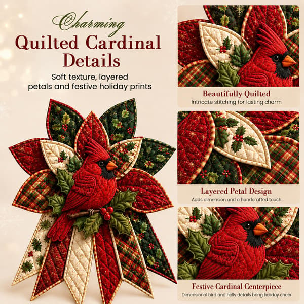 Daily Partner Quilted Jule-dørhenger DIY Sykit (D) D