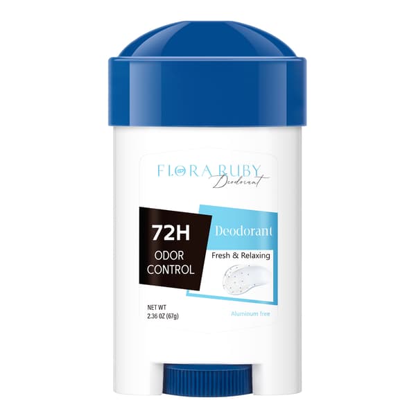 Flora Ruby deodorantgel, aluminiumfri, långvarigt luktskydd, lättviktig fräsch formula Stress relief and soothing
