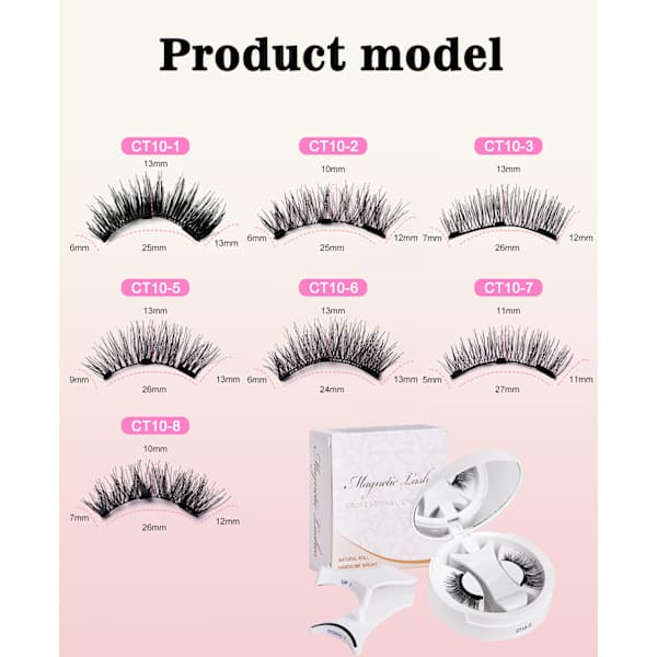 Magneettiset ripset, malli 7