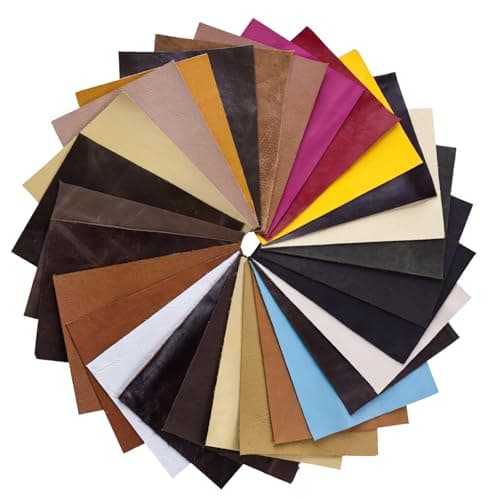 10 st 12″ x 7.8″ Äkta Läderbitar för Hantverk
