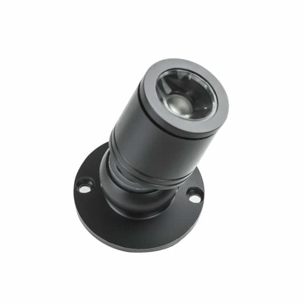 Mini LED 1W loftslampe med driver 10-pak (sort, varm hvid)