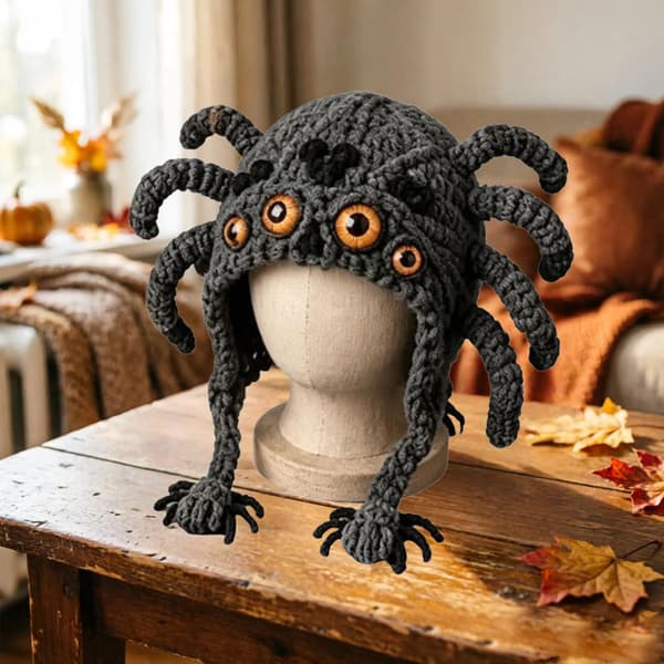 smtsmt Fantasy Hettehatt DIY Heklesett Serie (Edderkopp) Spider