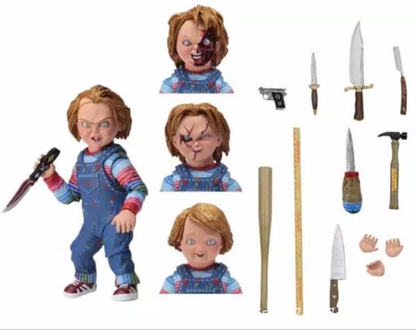 Chucky Cult Chucky Deluxe Edition Skräckdocka Figurmodell