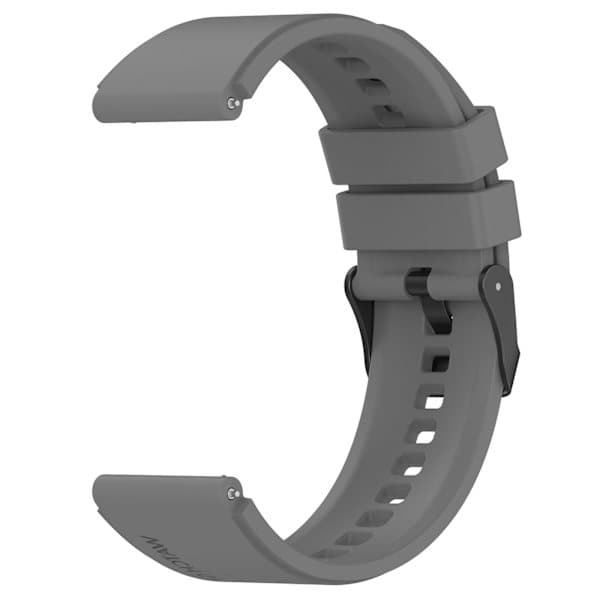 Yleiskäyttöinen yhteensopiva kellon ranneke - 22 mm harmaa harmaa Grey