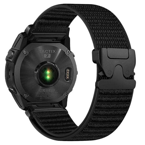 Nylonrem til Garmin 22 mm - Svart