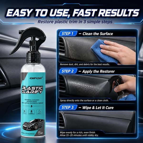 QIFOR Plastklarner - 6.7FL OZ